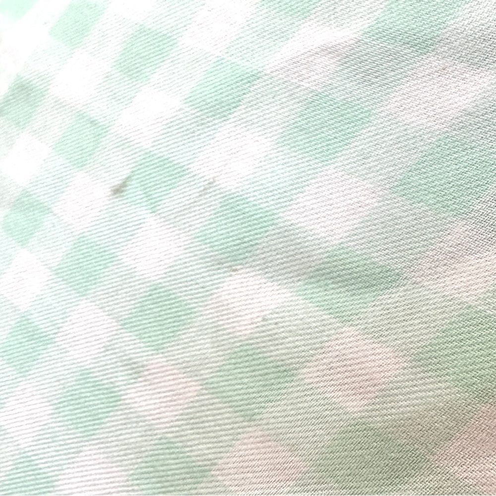 Isabel Maternity by Ingrid & Isabel Mint Green Plaid Popover Tunic Shirt Size XS - Picture 10 of 10